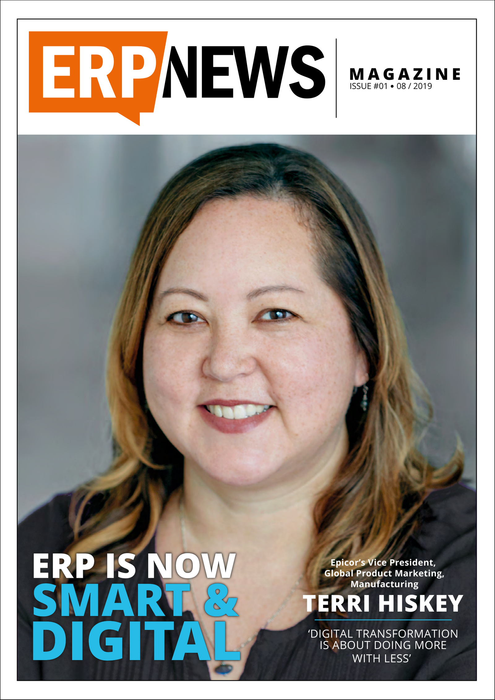ERP News Magazine Issue 1: ERP Is Now Smart & Digital cover