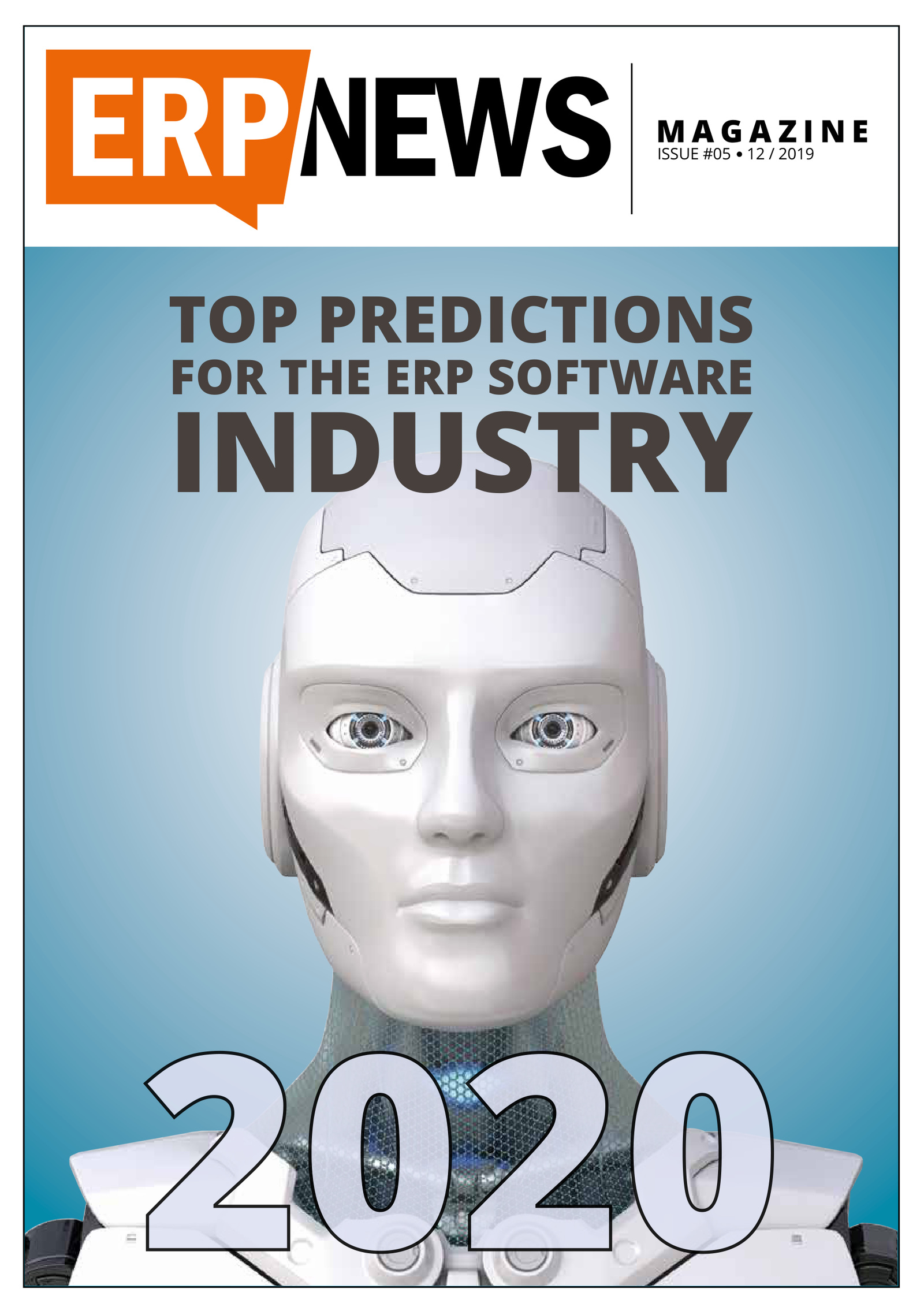 ERP News Magazine Issue 5: Top Predictions for the ERP Software Industry in 2020 cover
