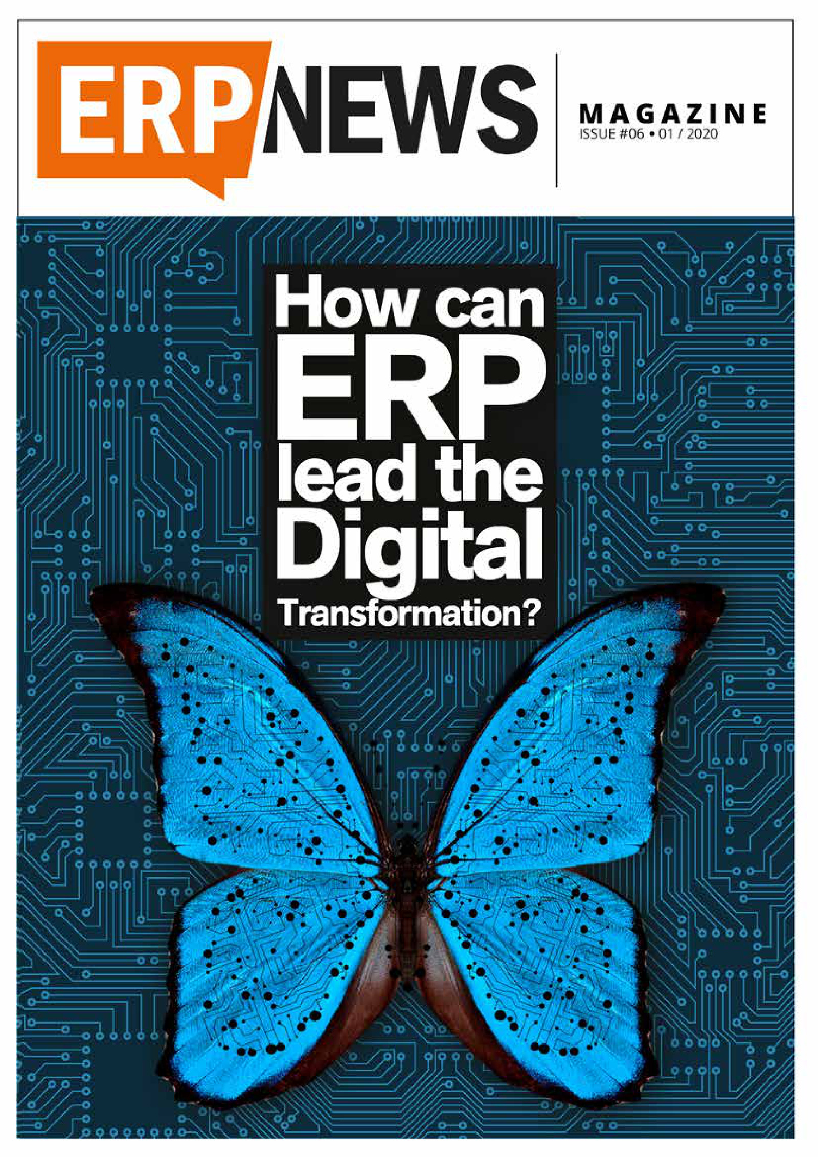 ERP News Magazine Issue 6: How Can ERP Lead the Digital Transformation? cover