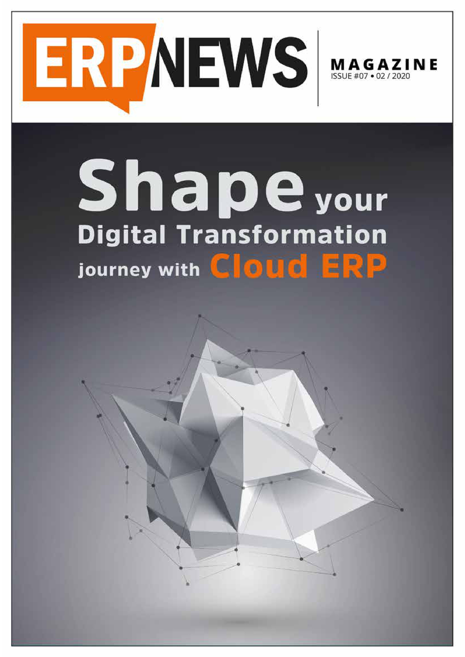 ERP News Magazine Issue 7: Shape Your Digital Transformation Journey with Cloud ERP cover
