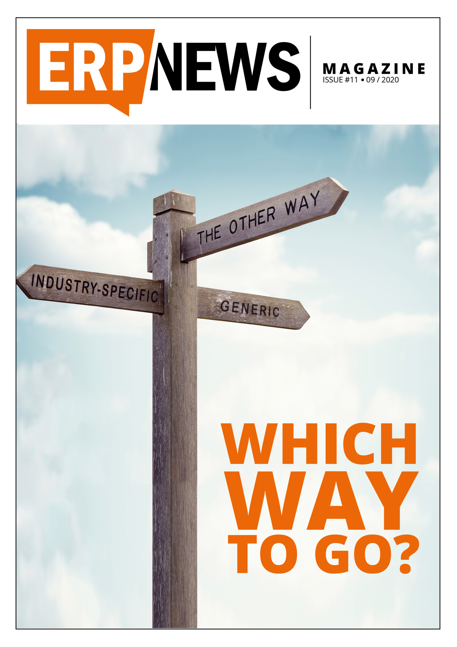 ERP News Magazine Issue 11: Which Way to Go? cover