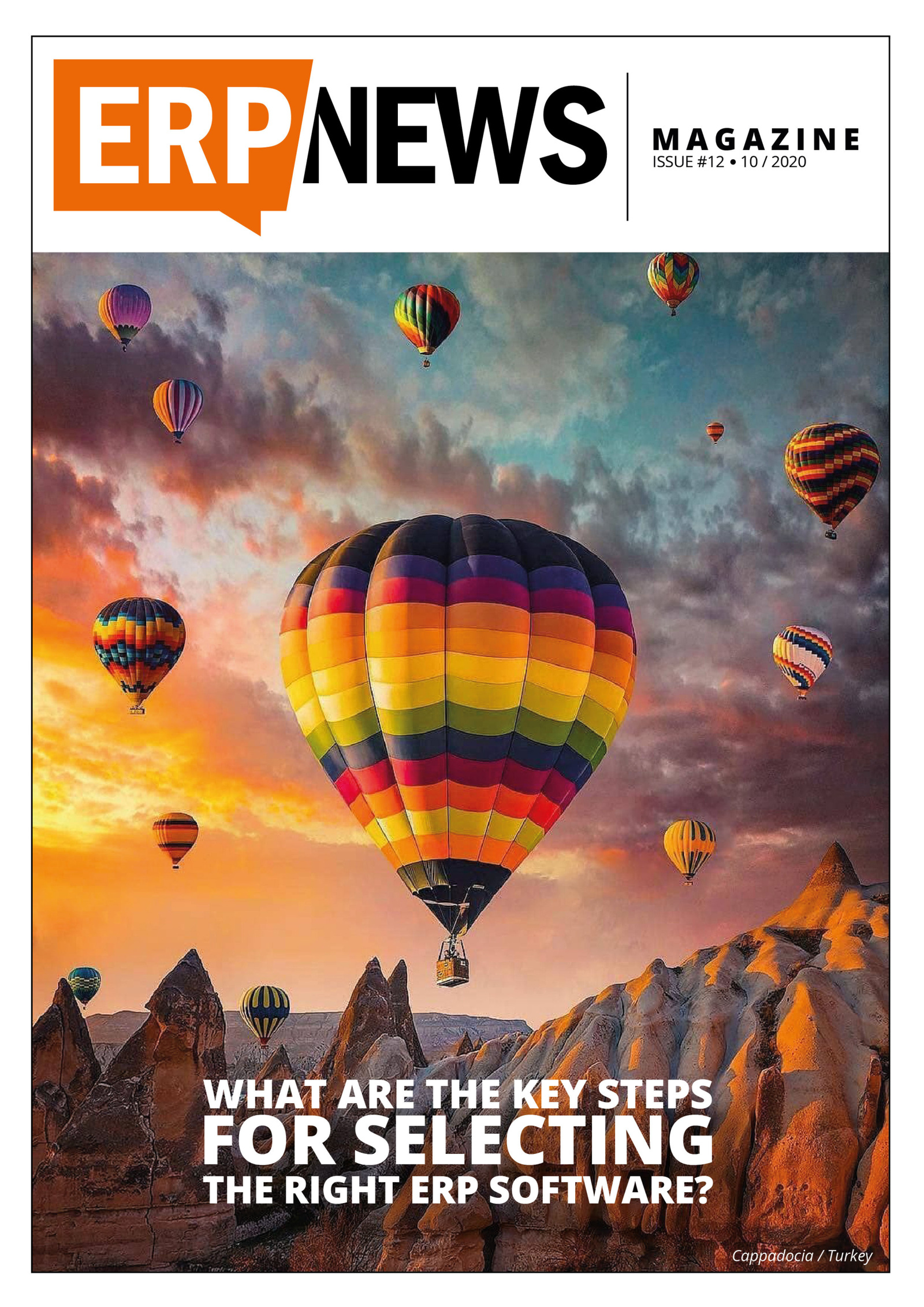 ERP News Magazine Issue 12: What Are the Key Steps for Selecting the Right ERP Software? cover