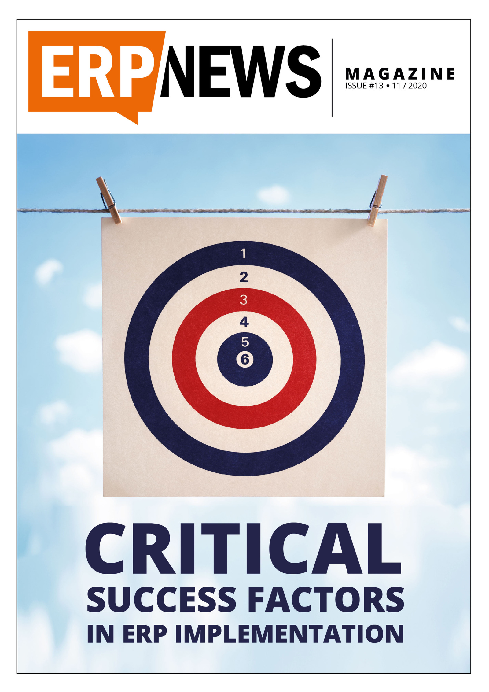 ERP News Magazine Issue 13: Critical Success Factors in ERP Implementation cover