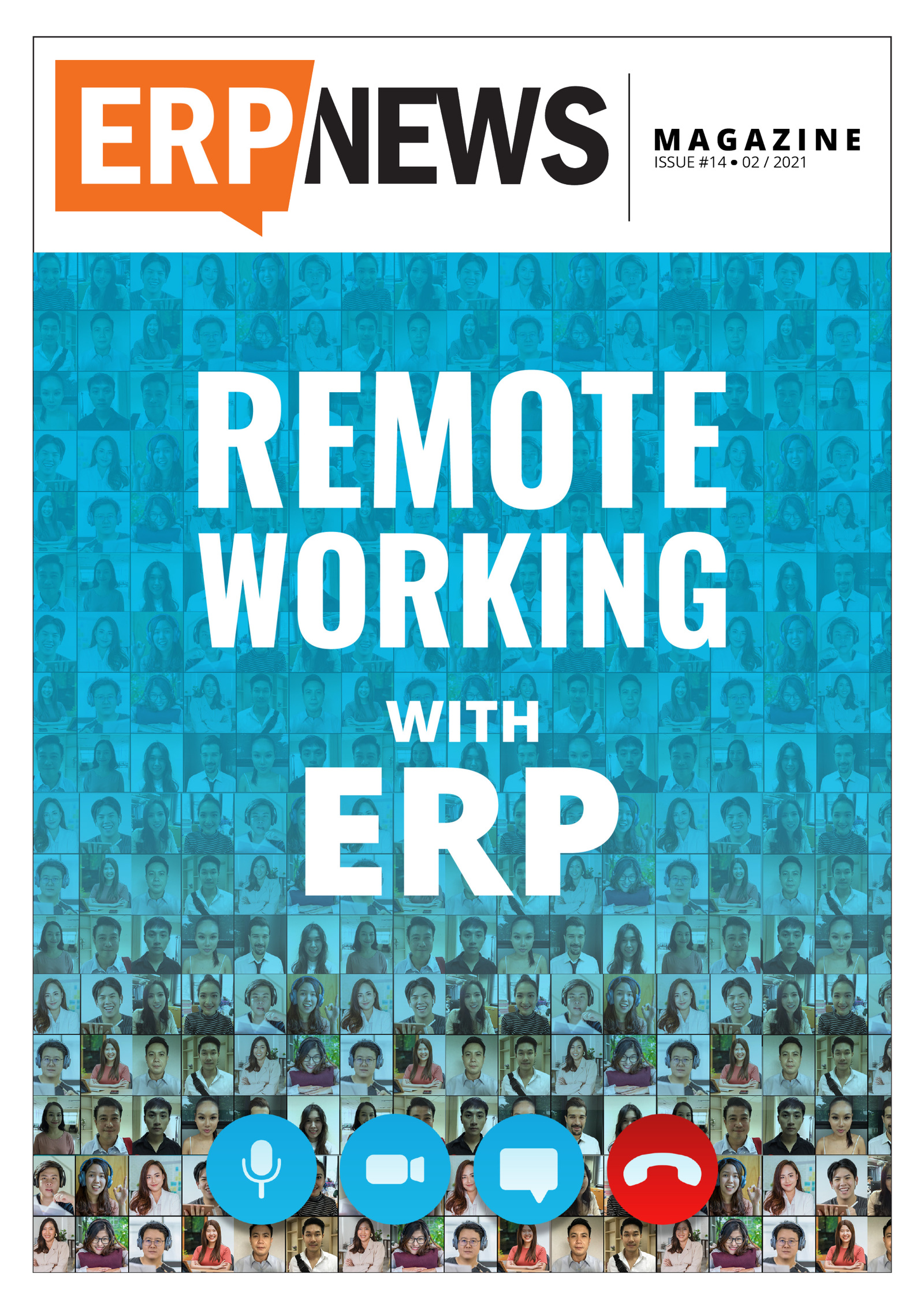 ERP News Magazine Issue 14: Remote Working with ERP cover