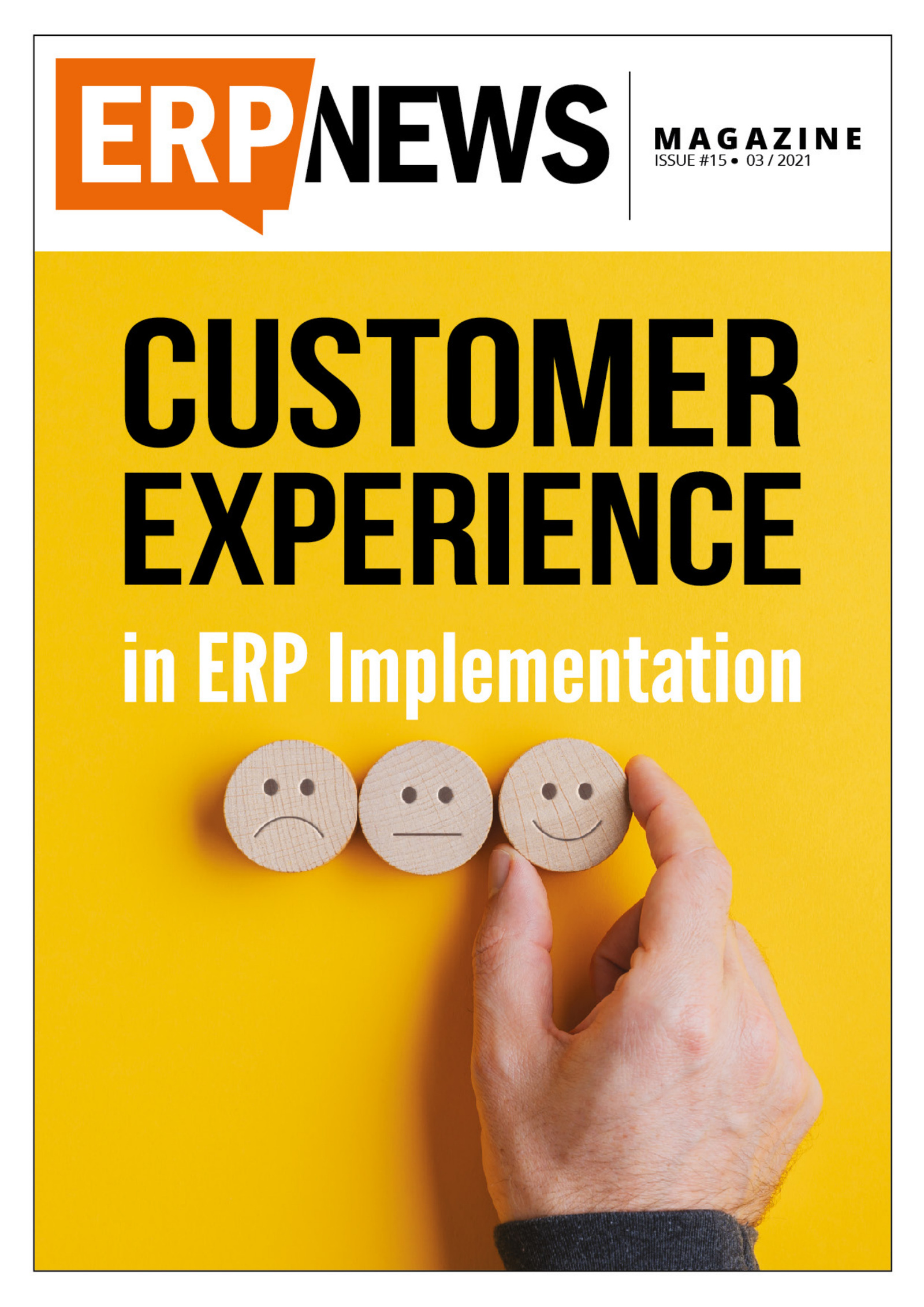 ERP News Magazine Issue 15: Customer Experience in ERP Implementation cover