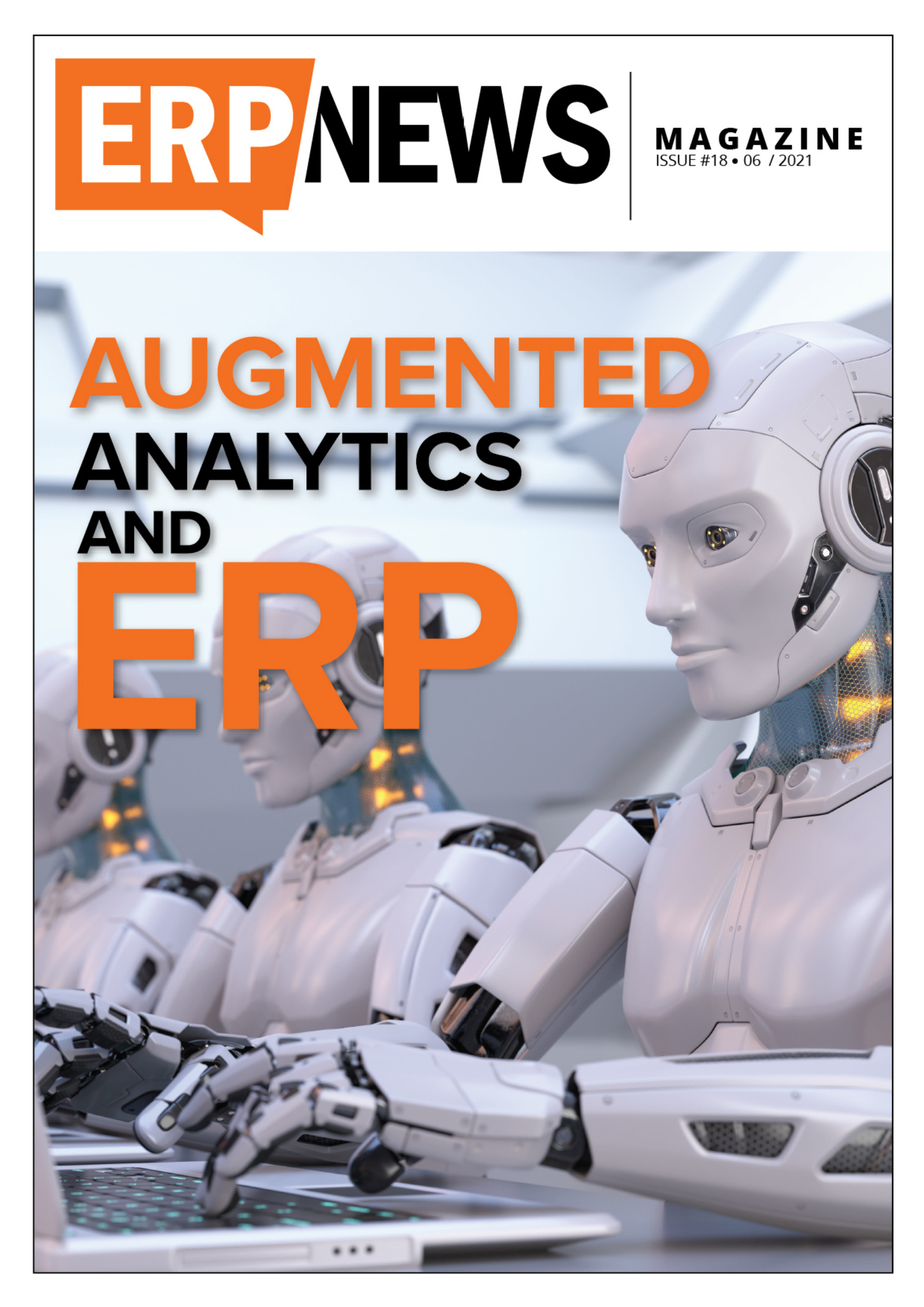 ERP News Magazine Issue 18: Augmented Analytics and ERP cover