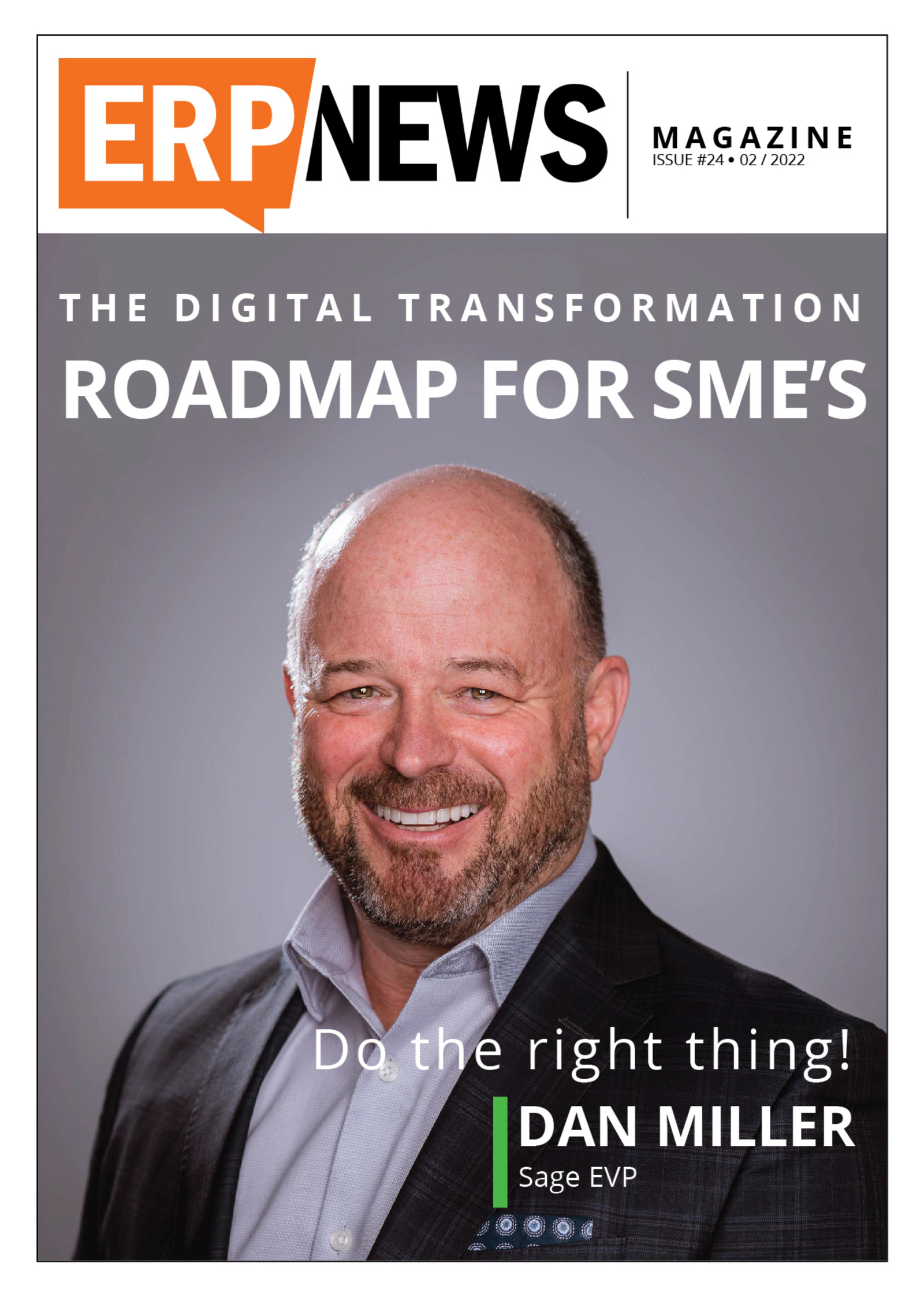 ERP News Magazine Issue 24: The Digital Transformation Roadmap for SMEs cover