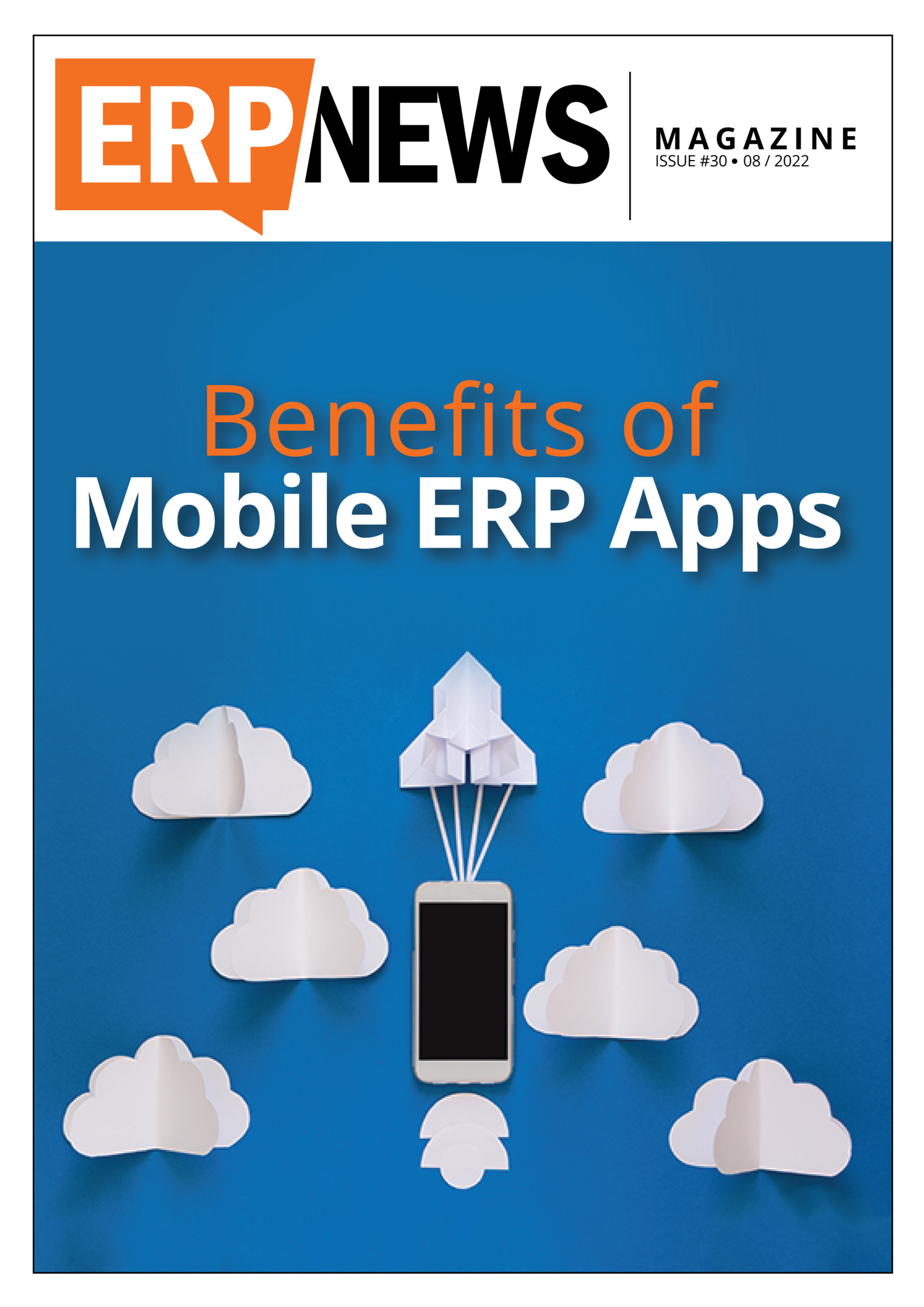 ERP News Magazine Issue 30: Benefits of Mobile ERP Apps cover
