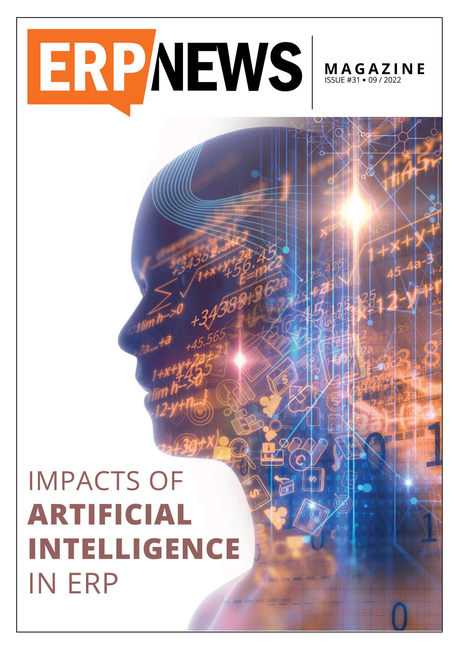 ERP News Magazine Issue 31: Impacts of Artificial Intelligence in ERP cover