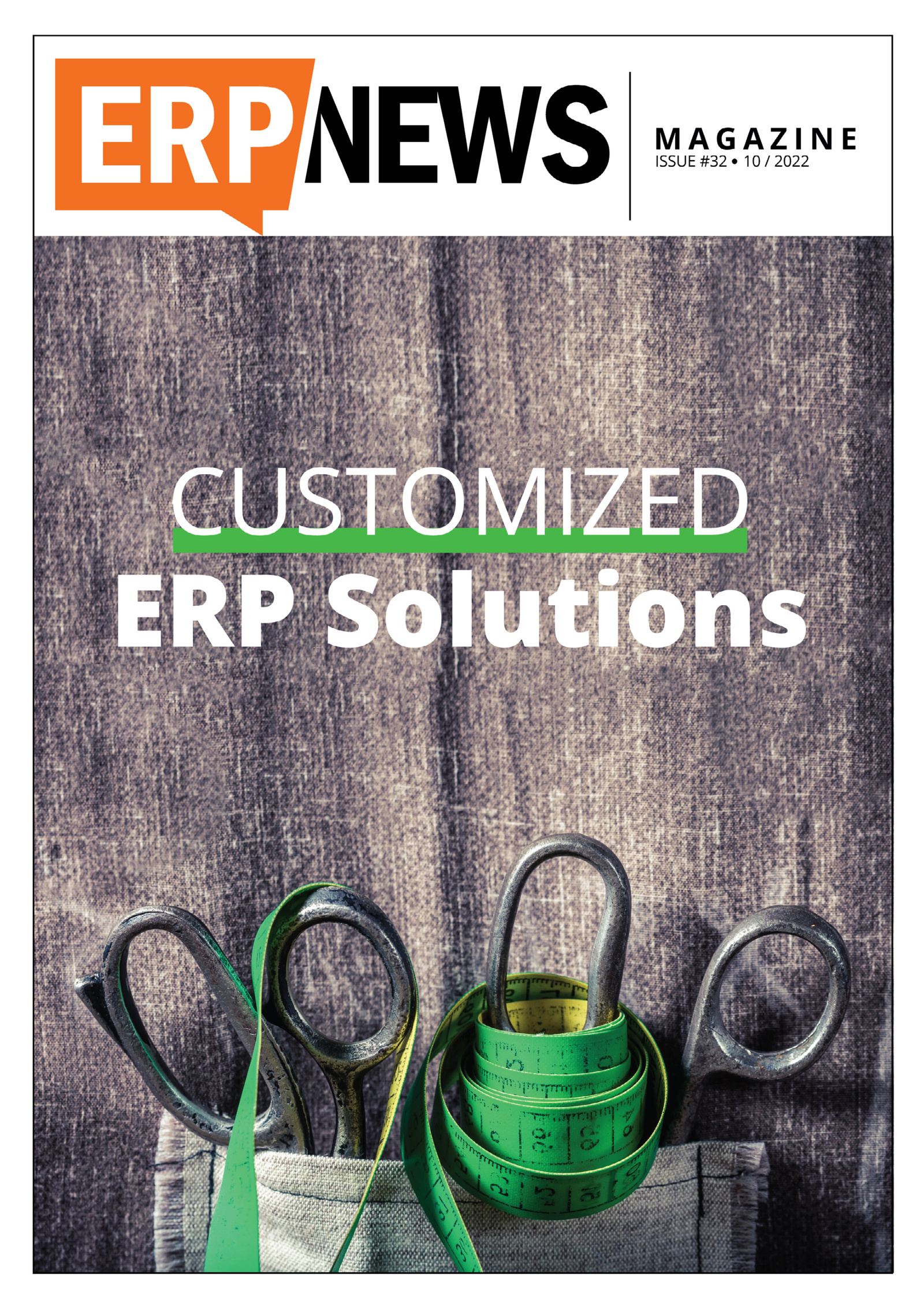 ERP News Magazine Issue 32: Customized ERP Solutions cover