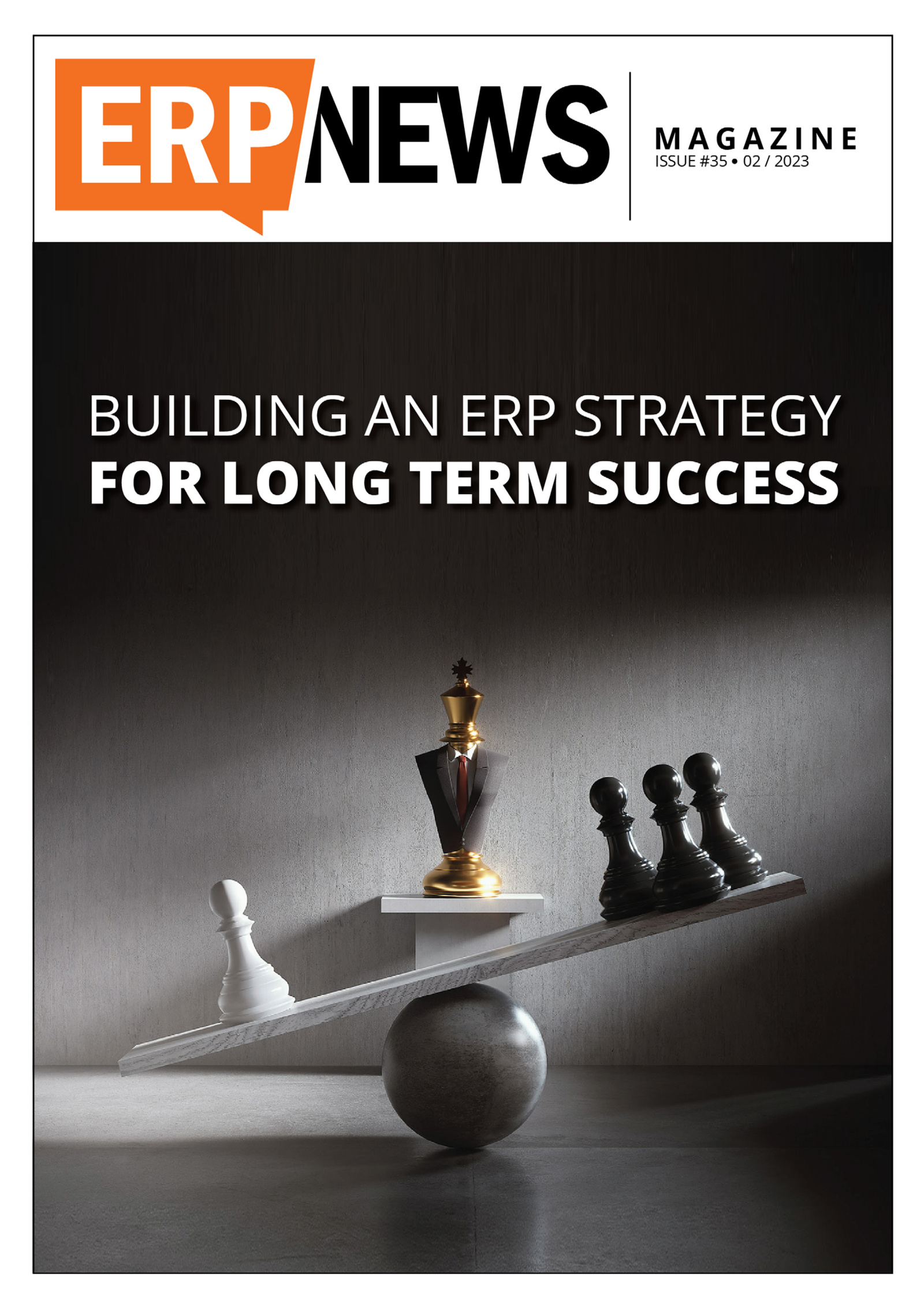 ERP News Magazine Issue 35: Building an ERP Strategy for Long Term Success cover