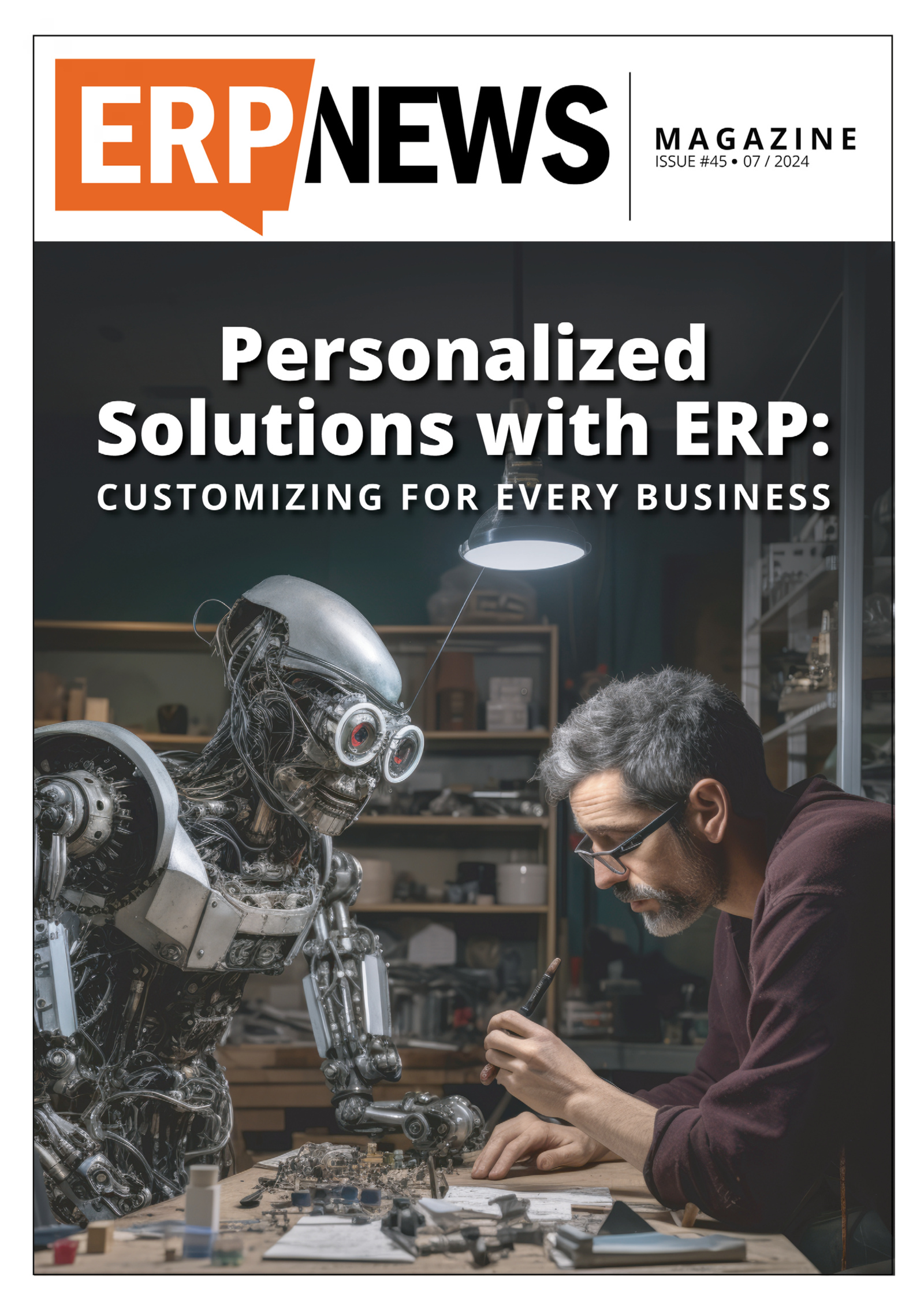 ERP News Magazine Issue 45: Personalized Solutions with ERP: Customizing for Every Business cover