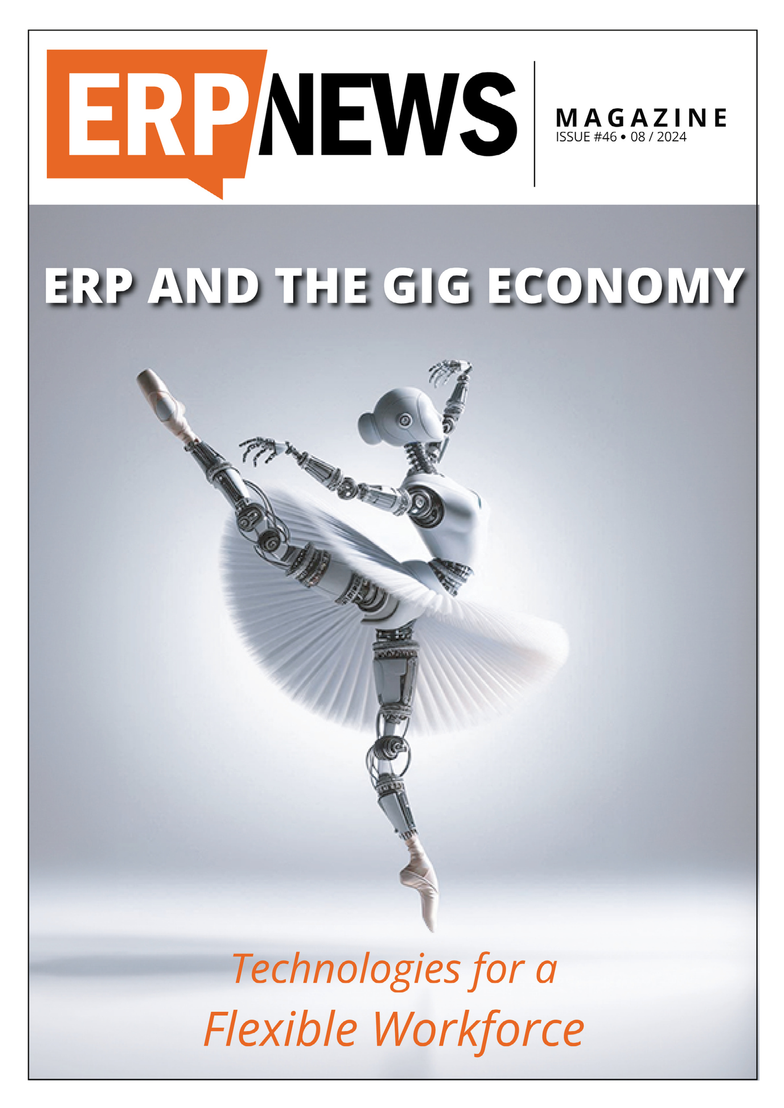 ERP News Magazine Issue 46: ERP and the Gig Economy: Technologies for a Flexible Workforce cover