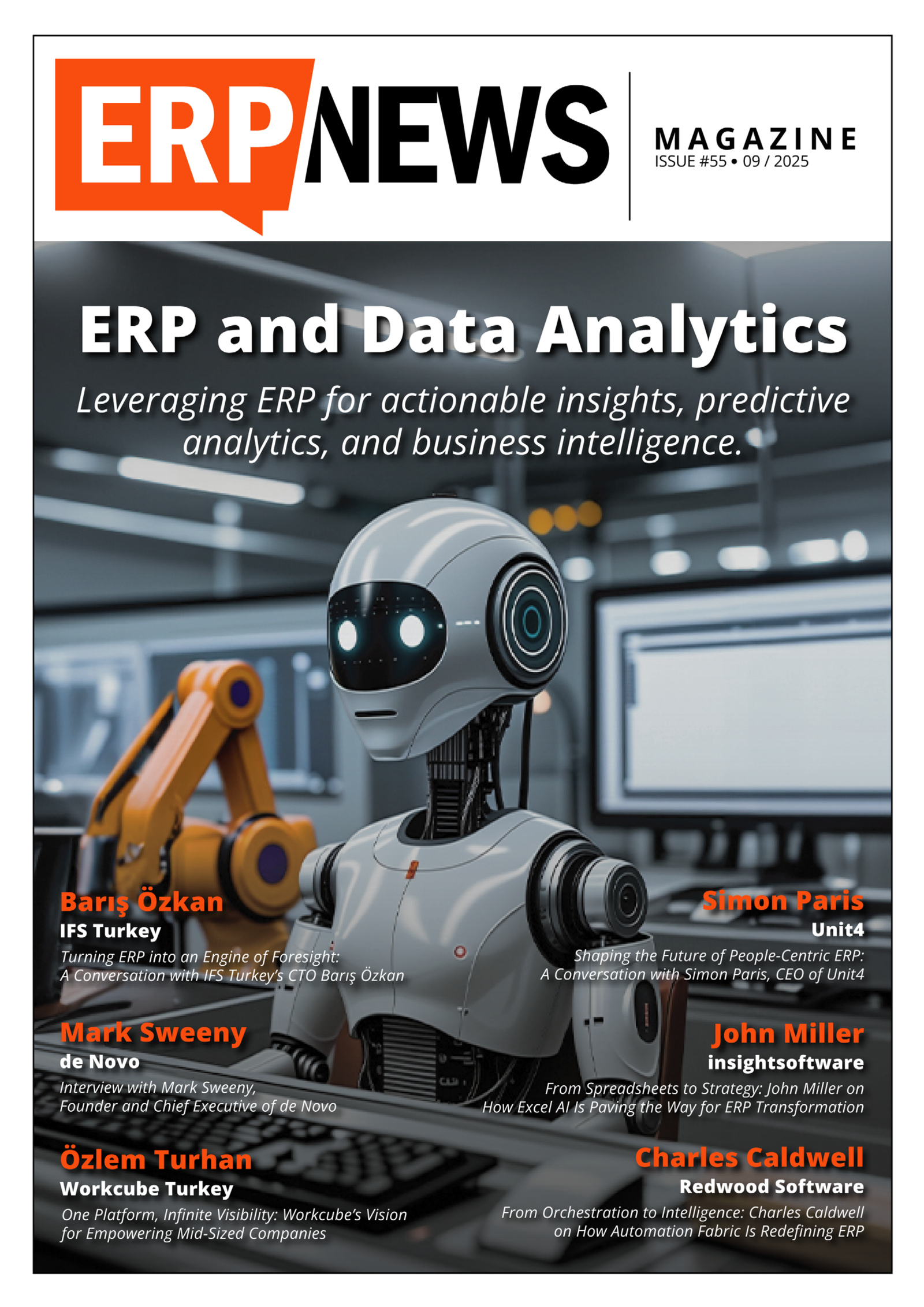 ERP News Magazine Issue 55: ERP and Data Analytics cover