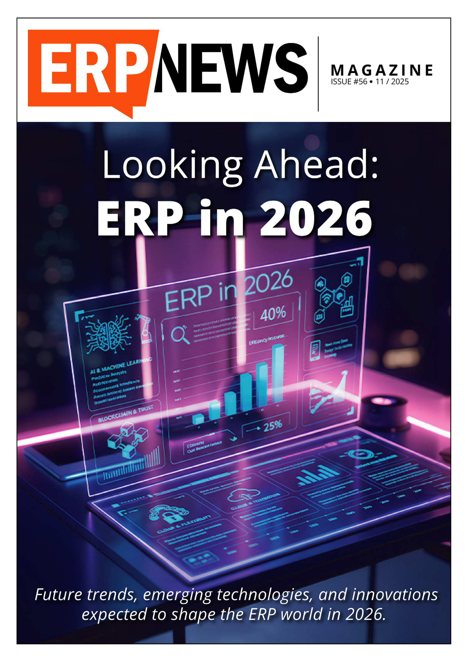 ERP News Magazine Issue 56: Looking Ahead: ERP in 2026 cover