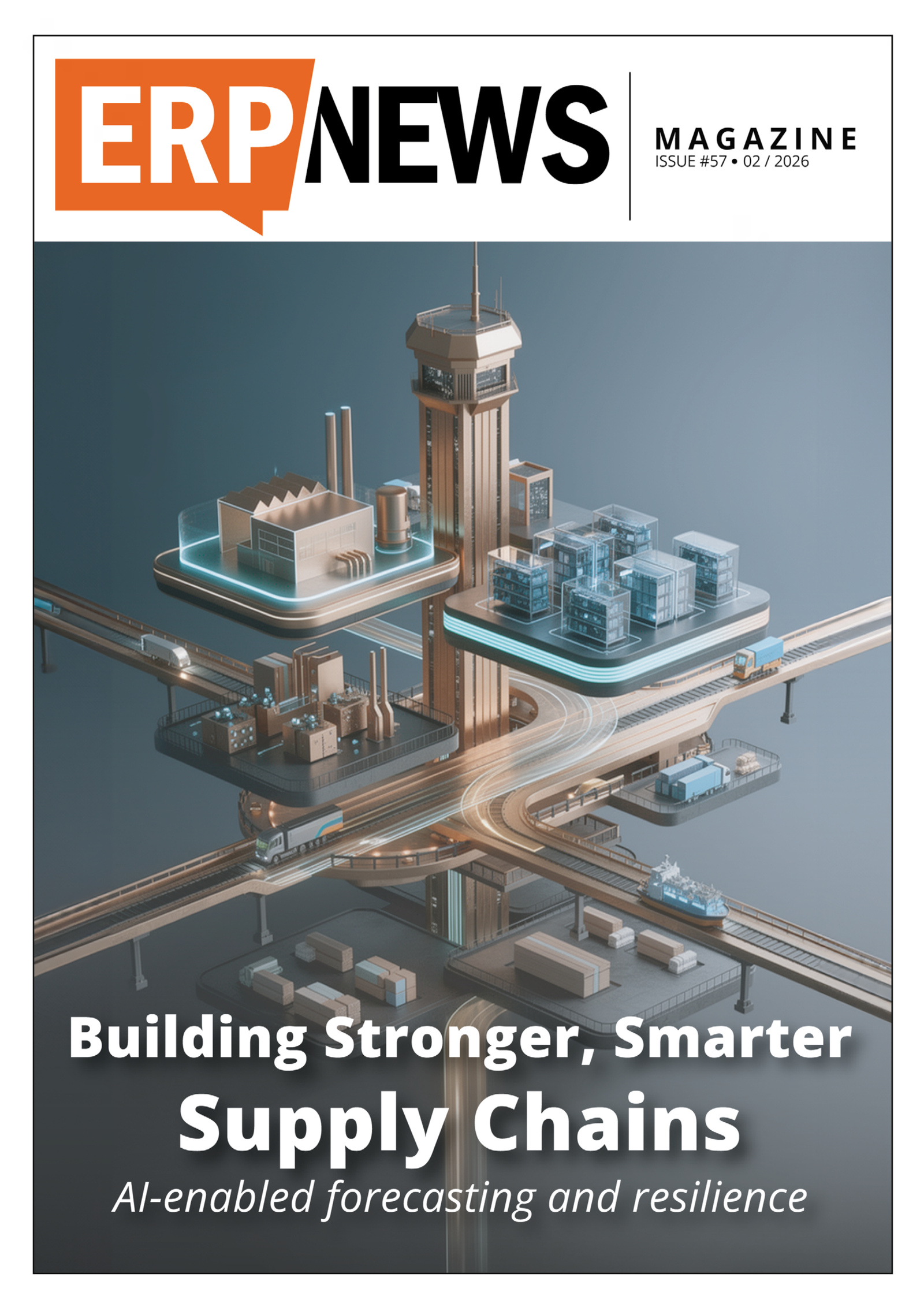 ERP News Magazine Issue 57: Building Stronger, Smarter Supply Chains cover