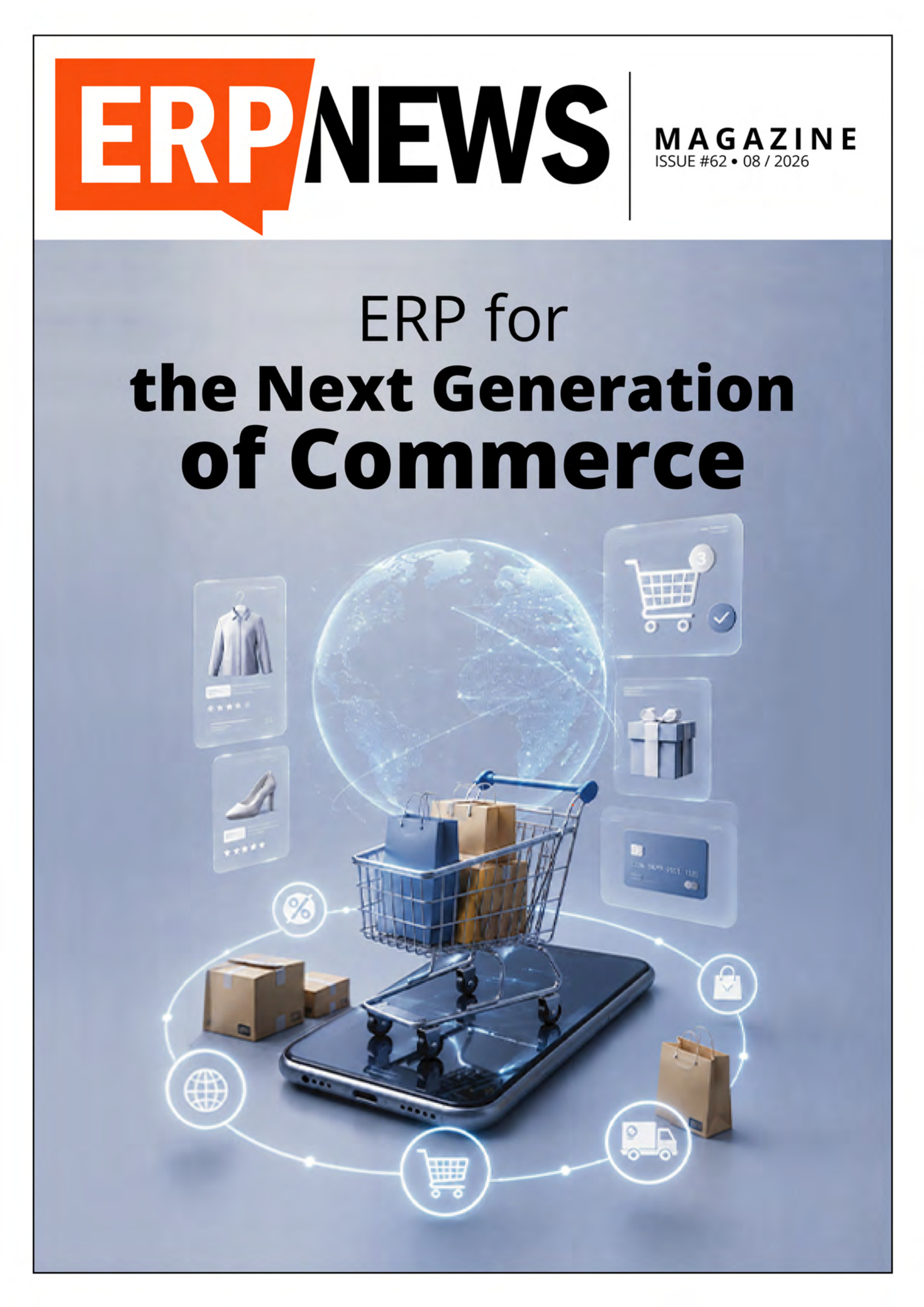 ERP News Magazine Issue 62: ERP for the Next Generation of Commerce cover