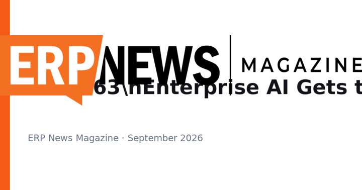 ERP News Magazine editorial calendar